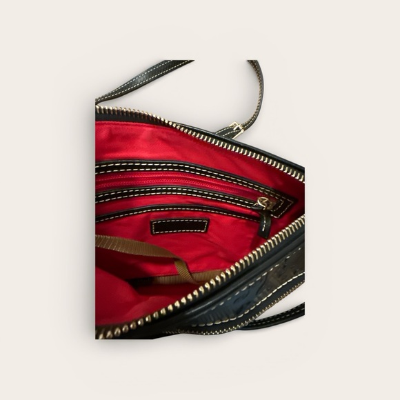 Dooney & Bourke Embossed Black Crossbody Bag - Picture 6 of 11